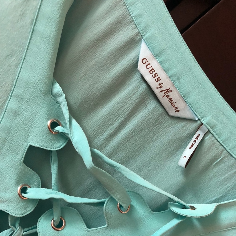 Guess by Marciano- Teal blouse Size S